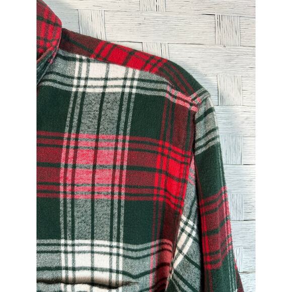 LL Bean Womens vintage made in the USA plaid button up shirt Gorpcore outdoor - Picture 3 of 8